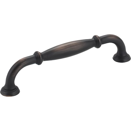 Jeffrey Alexander 128 mm Center-to-Center Brushed Oil Rubbed Bronze Tiffany Cabinet Pull 658-128DBAC